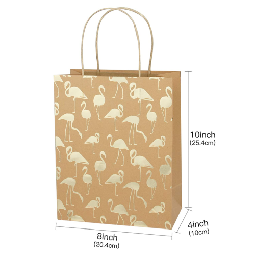 Custom Printed craft paper shopping paper bag with your own logo